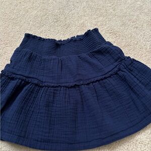 Vineyard Vines Deep Blue Tiered Skirt